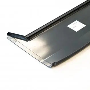A grey nearside Roller Team T-Line 590 rear skirt.
