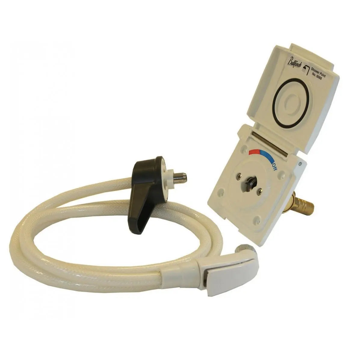 Bullfinch External Shower Point White for Caravan / Motorhome / Camper Bullfinch