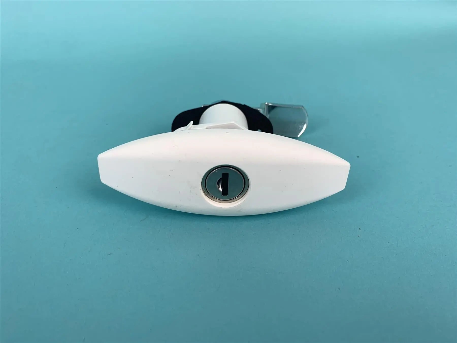 White FAP Oval Lock With Key FAP