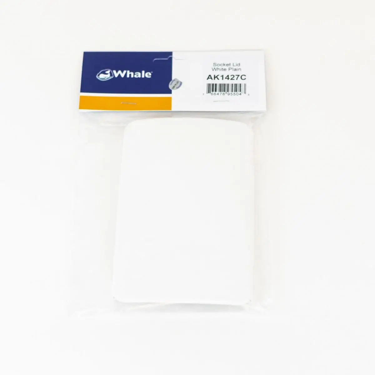 Whale plain white socket lid Whale