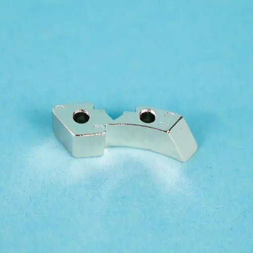 A silver Dethleffs D coat hook.