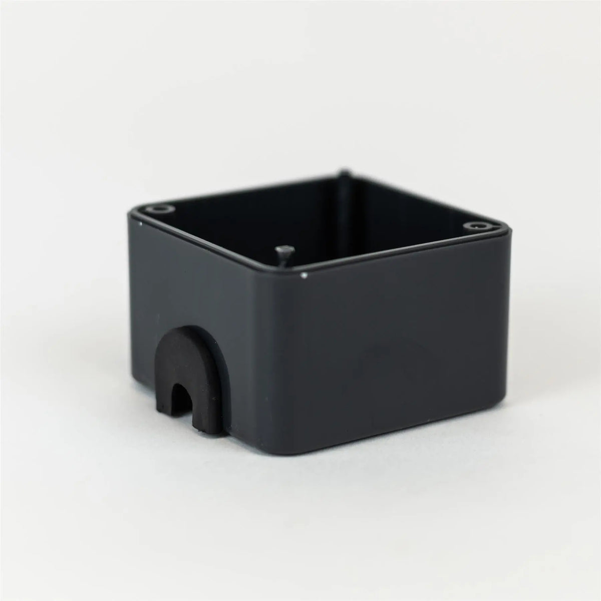 C-Line surface mounted single back box in Grey.