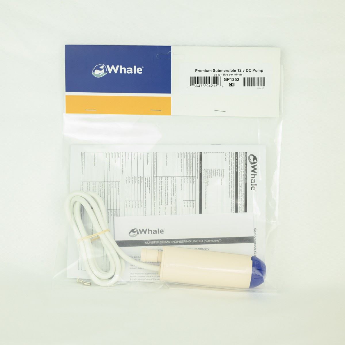 Whale Premium Submersible Pump 12V GP1352