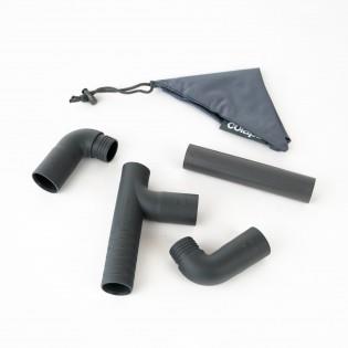 Colapz Flexi Waste Pipe Double Adapter