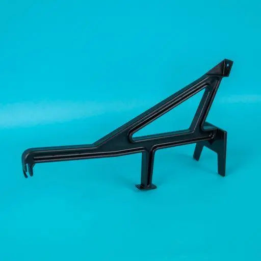 A black Roller Team motorhome skirt support.
