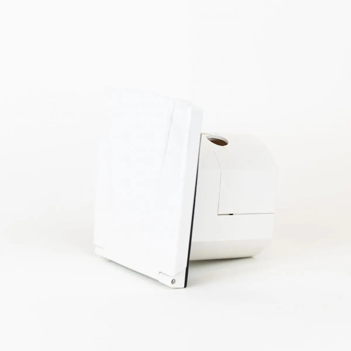 White flush fitting mains inlet Whale
