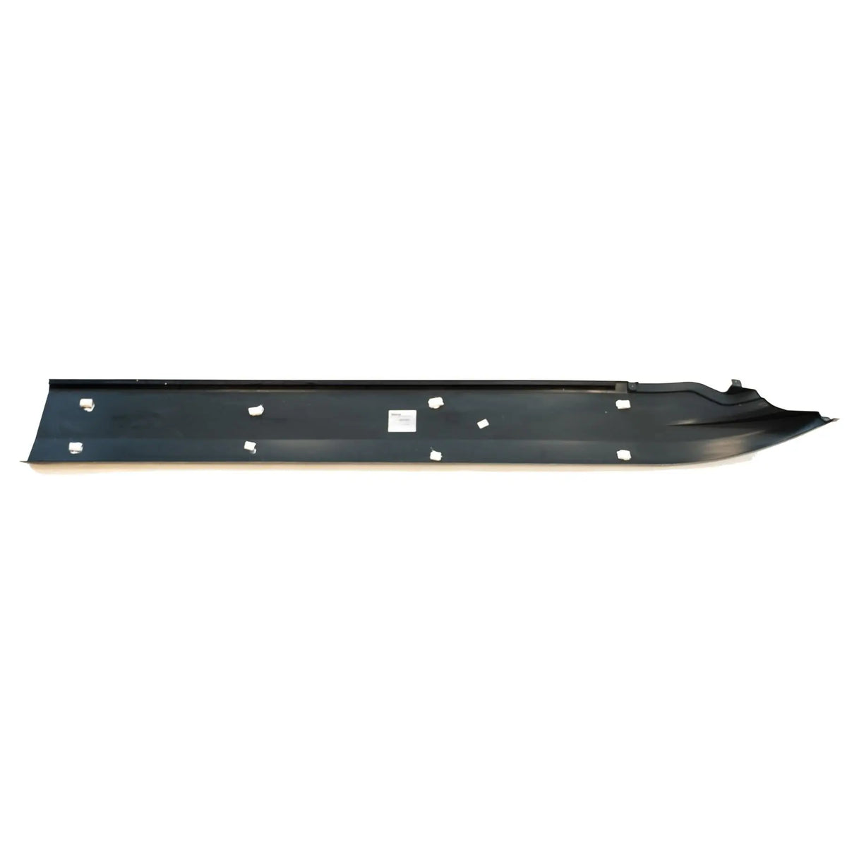A grey Roller Team 695 2014 motorhome front left skirt.