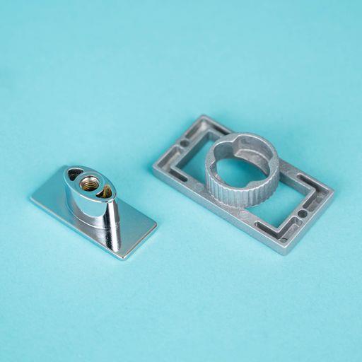 Auto-Trial Chrome Button Metal Locker Catch