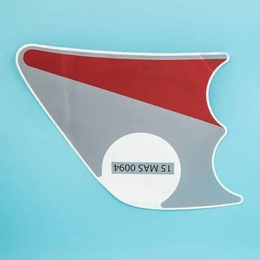 A grey and red vinyl decal for an Auto-Trail Imala motorhome offsideside light fixture.