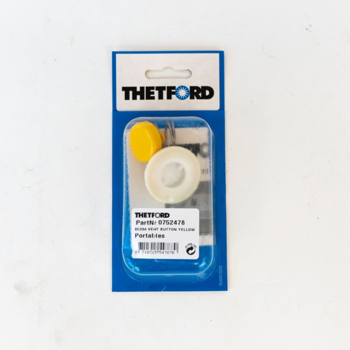 Thetford 365 Potti Vent Button Yellow