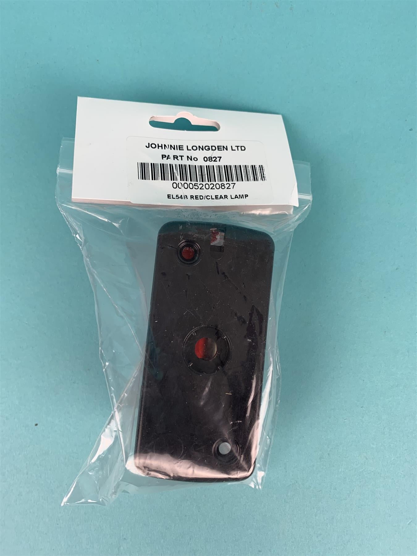 Johnnie Longden EL54B Red/Clear Lamp