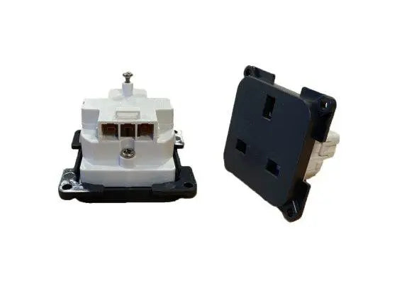 C-Line Integrated 230V Socket Dark Grey PO238 C-Line