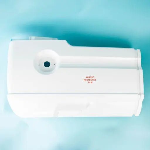 A white nearside Auto-Trail Imala motorhome bumper.
