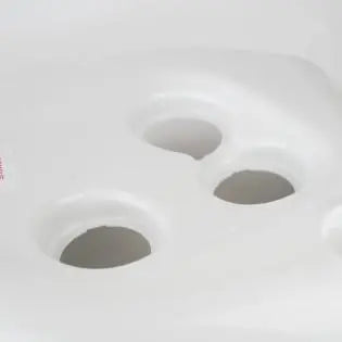 A white Auto-Trail Tribute and Imala 2015 motorhome offside bumper.