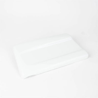 A white AutoQuest motorhome nearside rear skirt cap.