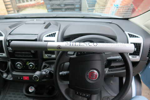 Milenco High Security Steering Wheel Lock (Silver)