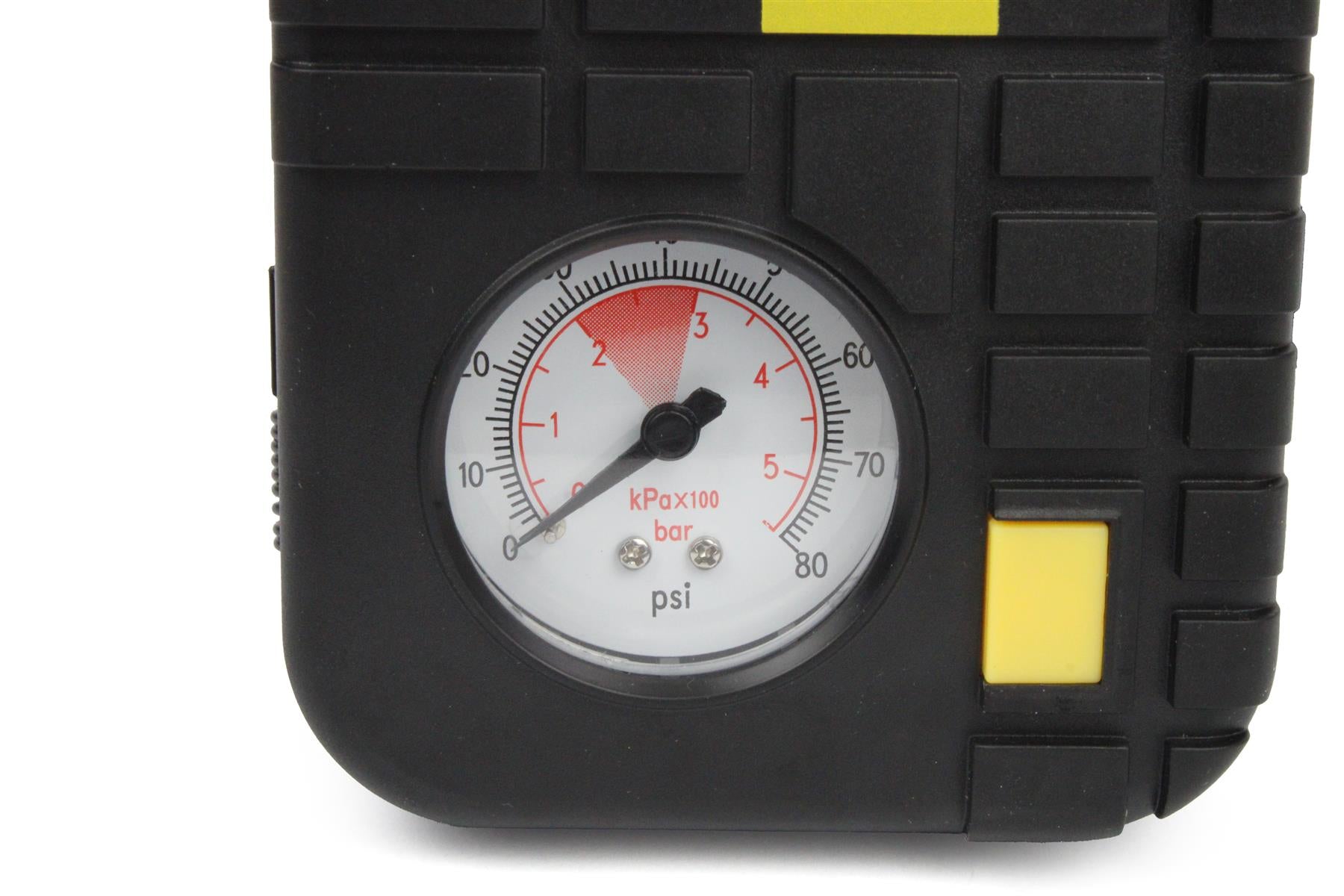 A black AA compact tyre inflator.