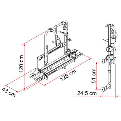 Fiamma Carry-Bike 200DJ for Fiat Ducato 2001-2006
