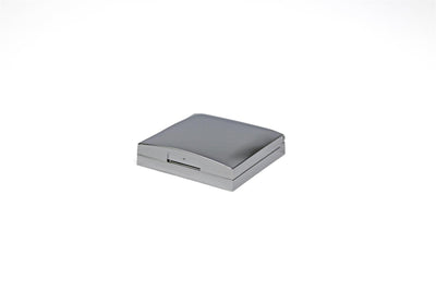 Berker Frame with Hinged Lid - Chrome