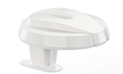 White antenna on a white background