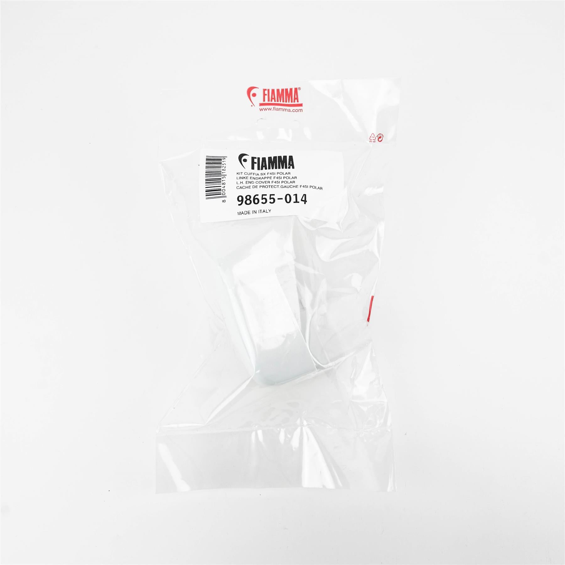 Fiamma F45I L/H END CAP POLAR WHITE (98655-014)