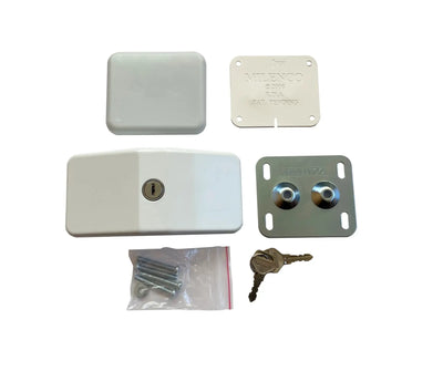 Milenco Caravan and Motorhome Door Lock with 2 Keys Milenco