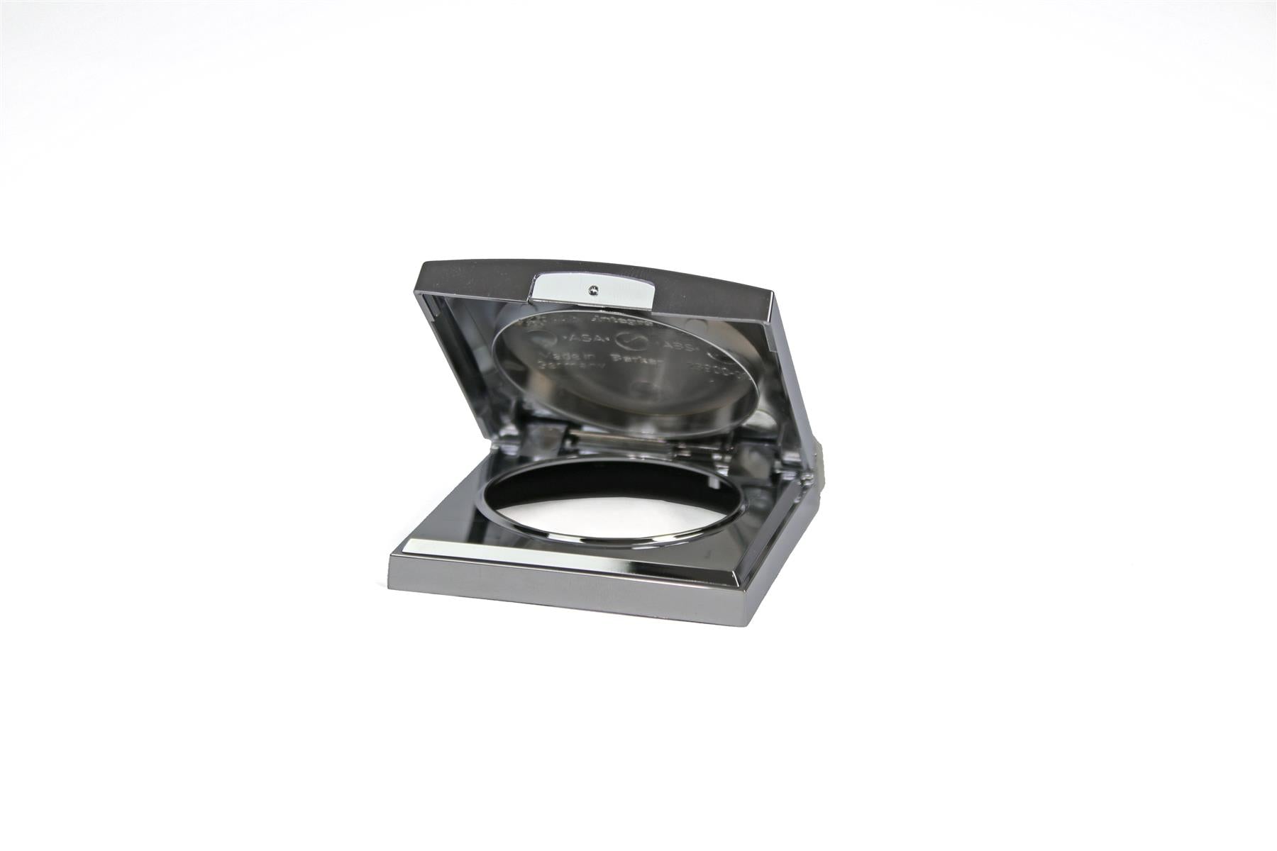 Berker Frame with Hinged Lid - Chrome