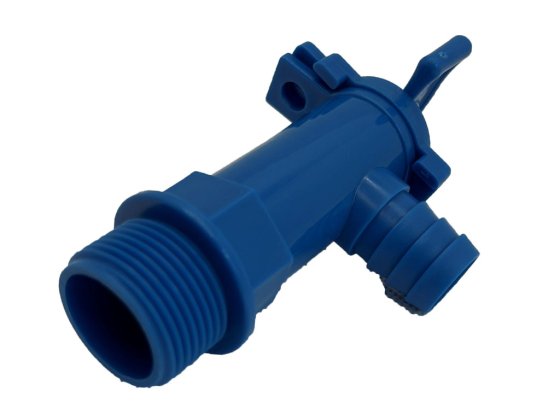 Blue Fresh Water Drainage TAp with 3/4" male BSP Pennine Leisure Supplies