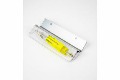 A chrome Dethleffs motorhome z-shaped molding part.