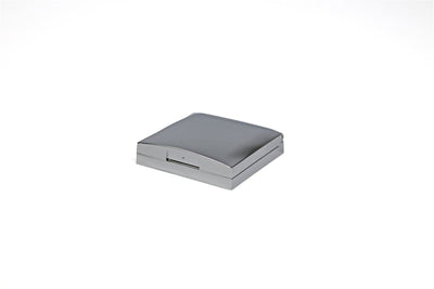 Berker Frame with Hinged Lid - Chrome