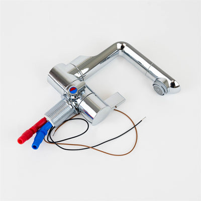 A chrome Dethleffs/Sunlight motorhome Comet Arona tap.