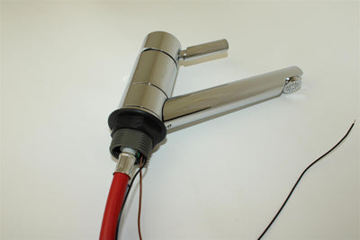 Reich Trend E mixer Tap with 25cm flexi hose with barbed ends & 33mm hose size