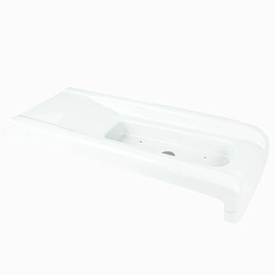A white Elddis Encore rear offside bumper light panel.