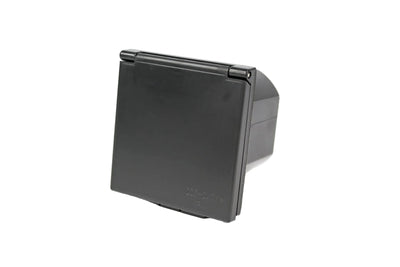 Flush Fitting Mains Inlet - Black