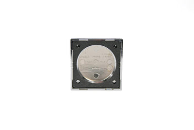 Berker Frame with Hinged Lid - Chrome