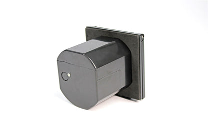 Flush Fitting Mains Inlet - Black