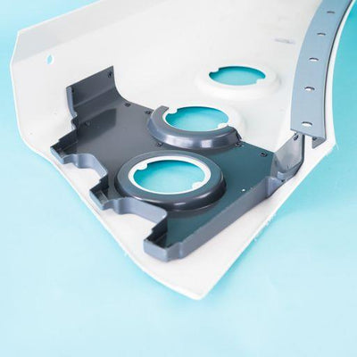 A white Roller Team Autoroller and Zefiro motorhome offside light holder.