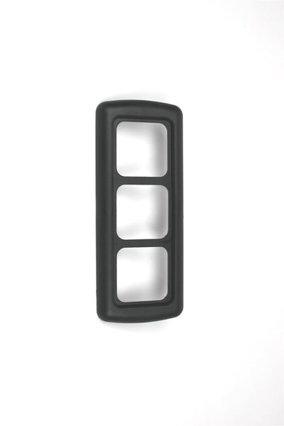 Black 3 way electrical surround on white background