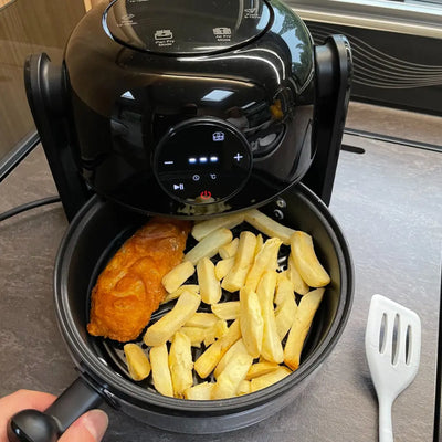 Digital Air Fryer and Hob 2ltr Capacity, 800W - Grey Powerpart