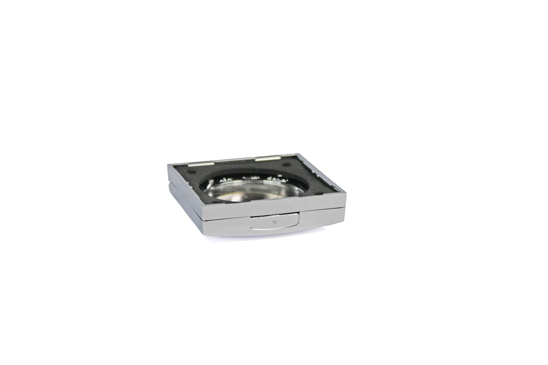 Berker Frame with Hinged Lid - Chrome