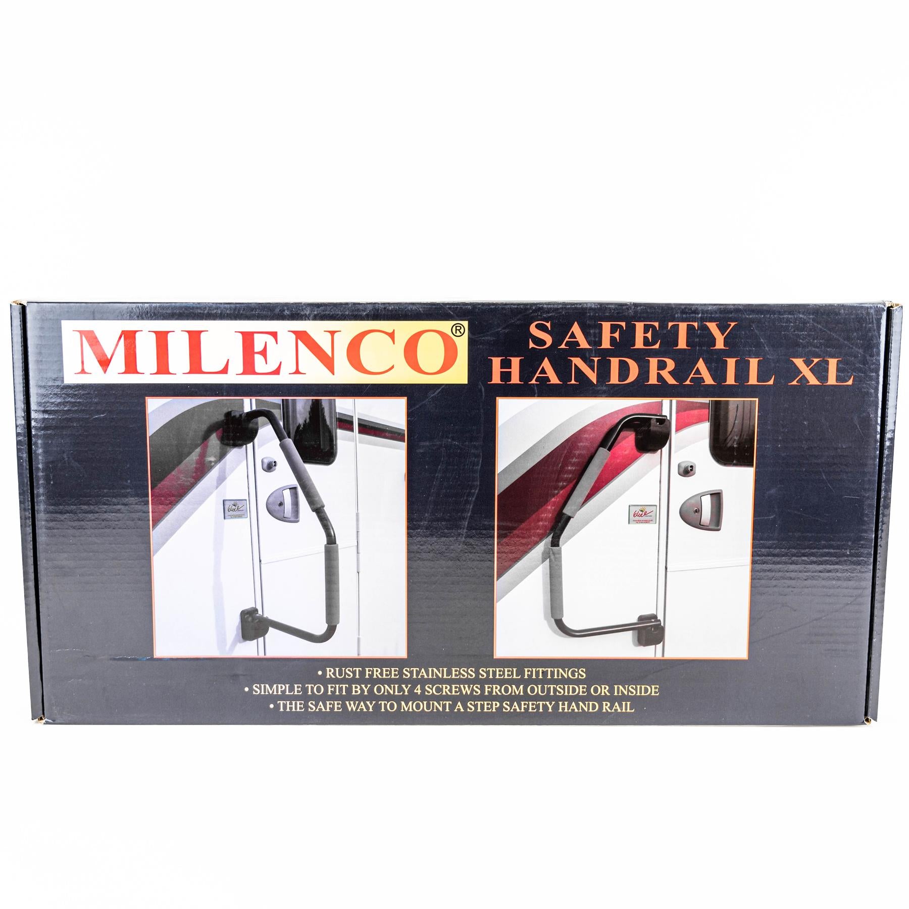 Milenco Motorhome safety handrail XL in black