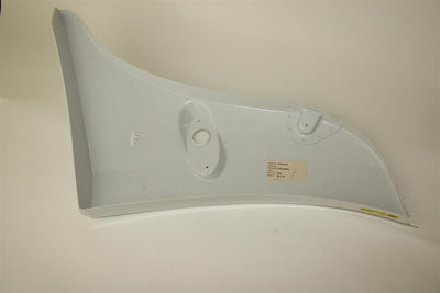 A white Dethleffs motorhome front bumper trim.