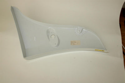A white Dethleffs motorhome front bumper trim.