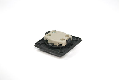 Berker Single Rocker Switch - Chrome