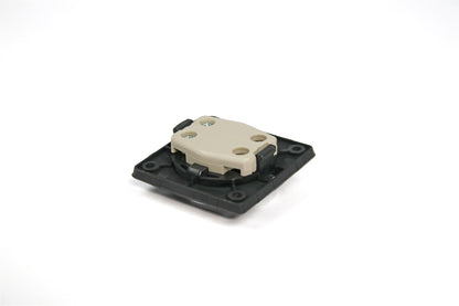 Berker Single Rocker Switch - Chrome