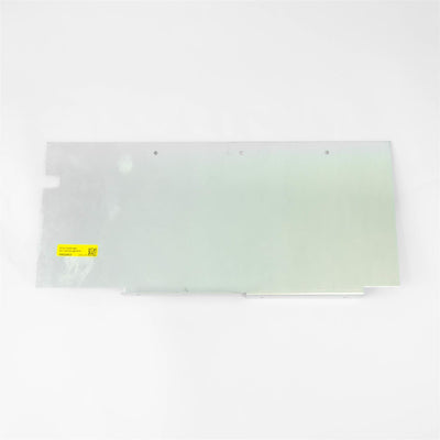 A metal Dethleffs/Sunlight motorhome mud guard mounting plate.