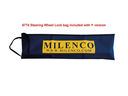 Milenco NEW High Security Steering Wheel Lock + (Silver)
