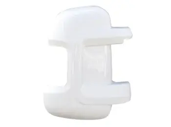 Protect-It Short Arm Mirror Protectors, White HTD