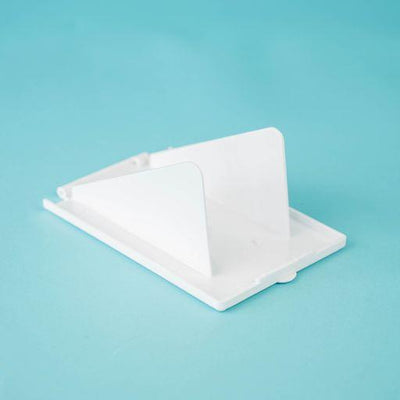 Mains Inlet Oblong White Cover and Pins for 016036/9