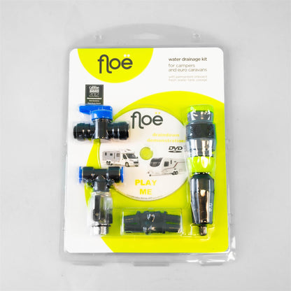 Floe water drainage kit for campers and euro caravans